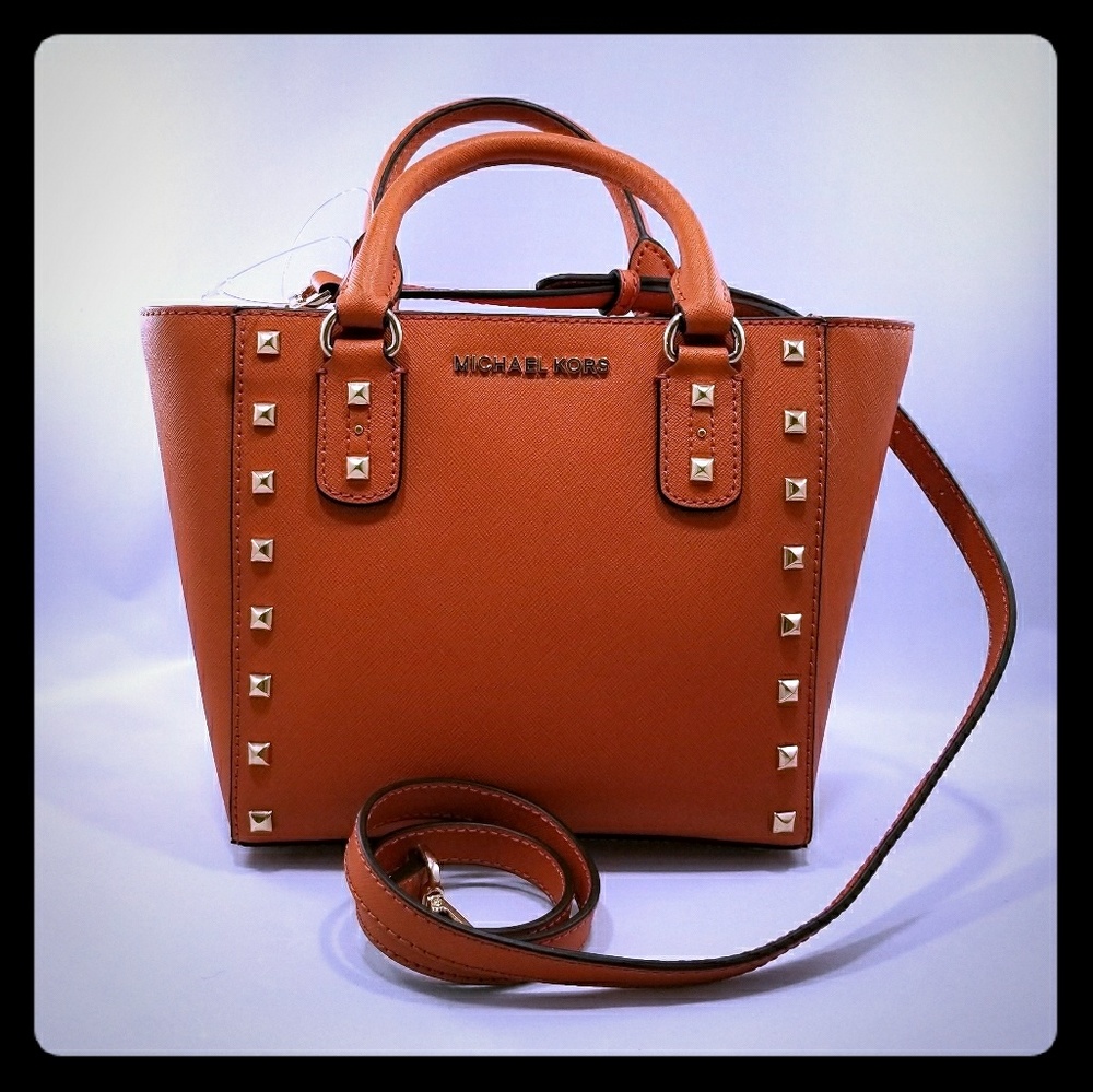 Michael Kors Sandrine Stud Crossbody Bag